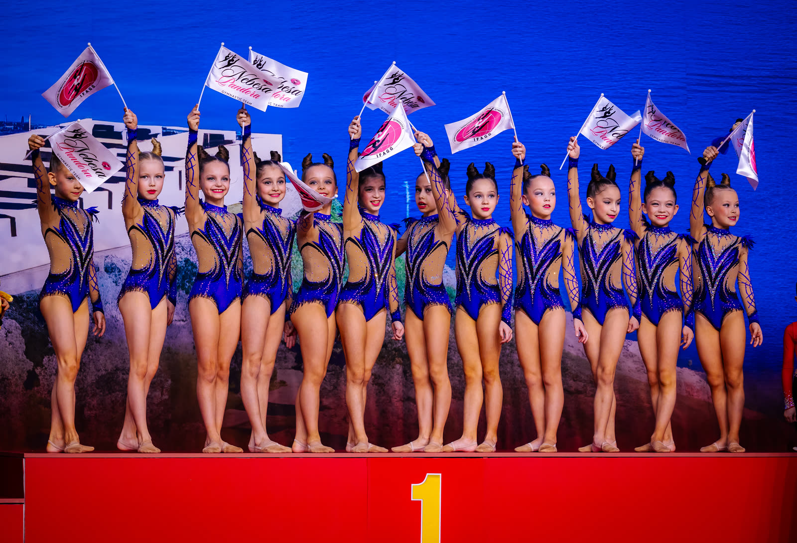 «Пандора» на первом месте пьедестала IFAGG Children Championships 2026 в Ереване